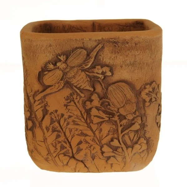 Горшок керамический "Майский жук", D16