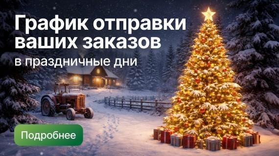 График отправки заказов в праздничные дни