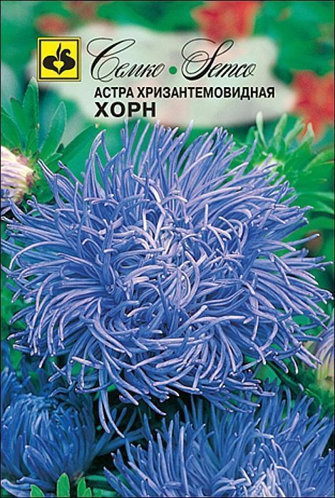 Семко Цветы Астра хризантемовидная ХОРН ^(0,5г) фото, описание