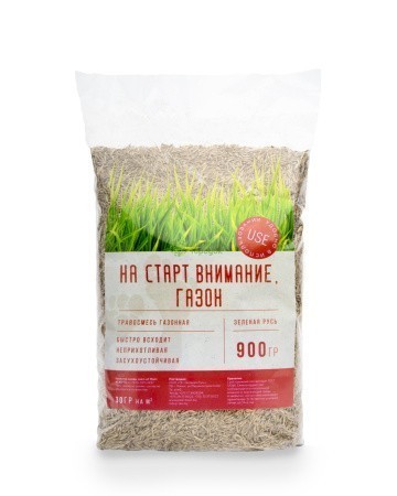 Травосмесь Газон "НА СТАРТ ВНИМАНИЕ,ГАЗОН" 0,9кг