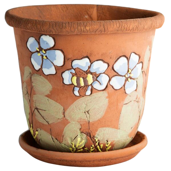 Горшок керамический "Шмель", D21