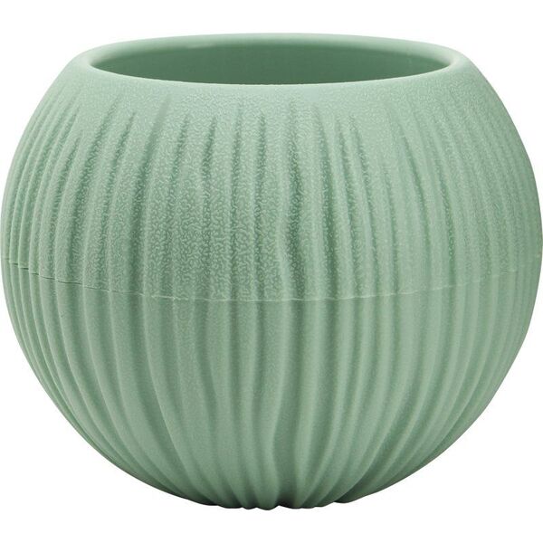 Кашпо "Сфера", пластик, нефрит 1,7л