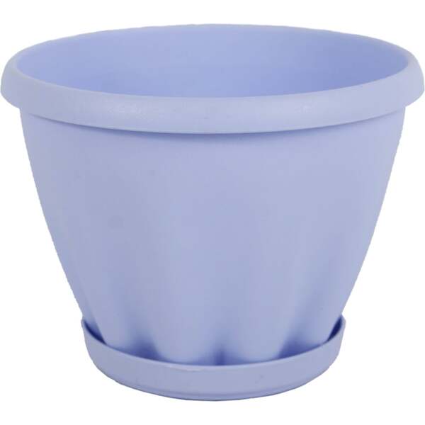 Горшок "Знатный", пластик, сирень D11, 0,45л