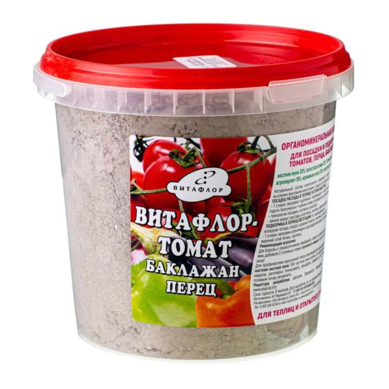 Томат-Баклажан-Перец органоминеральная заправка 1 л (Витафлор), изображение 0