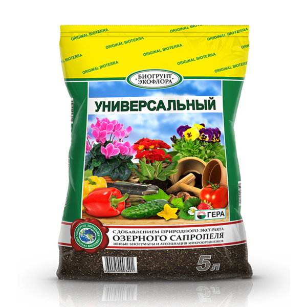 ГЕРА БиоГрунт "Универсальный " 5л, изображение 0