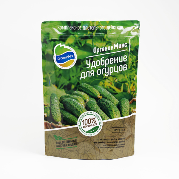 Удобрение "ОрганикМикс" для огурцов 850г, изображение 0
