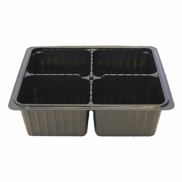 Мини кассета пластиковая для рассады на 4 ячейки, изображение 0