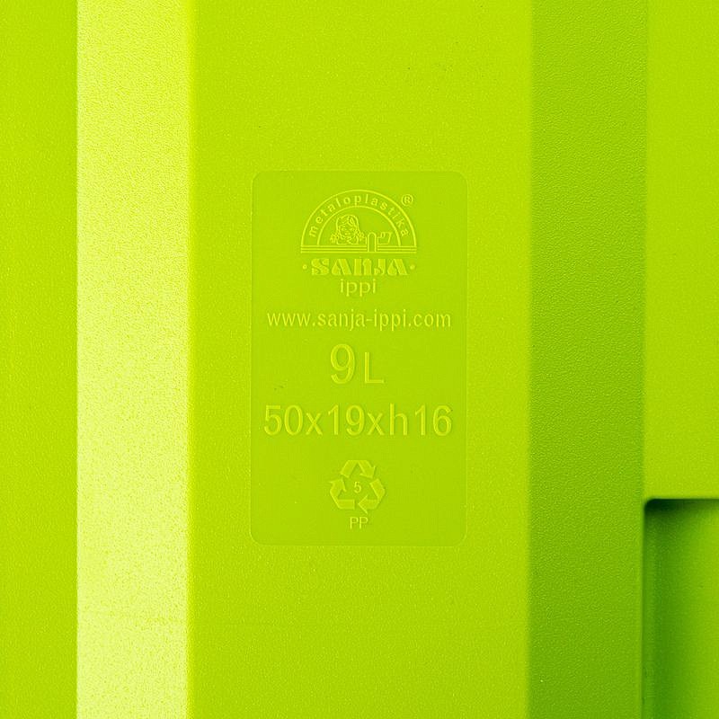 Ящик балконный пластиковый с поддоном длина 50 см, высота 16,5 см (Зеленый киви), изображение 8