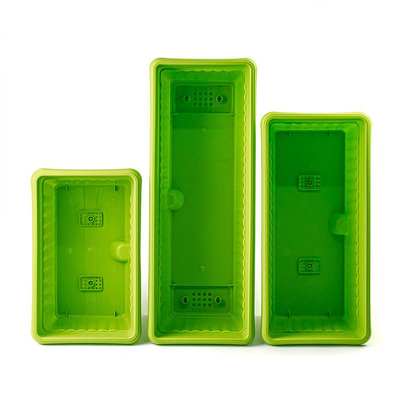 Ящик балконный пластиковый с поддоном длина 30 см, высота 16 см (Коричневый), изображение 12