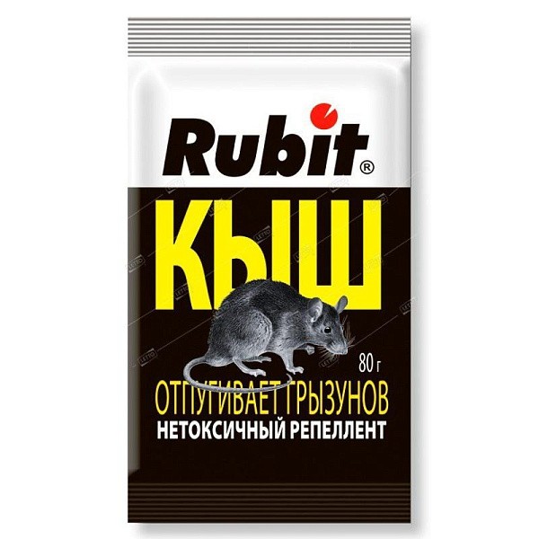 RUBIT Средство от крыс и мышей "КЫШ" 80г