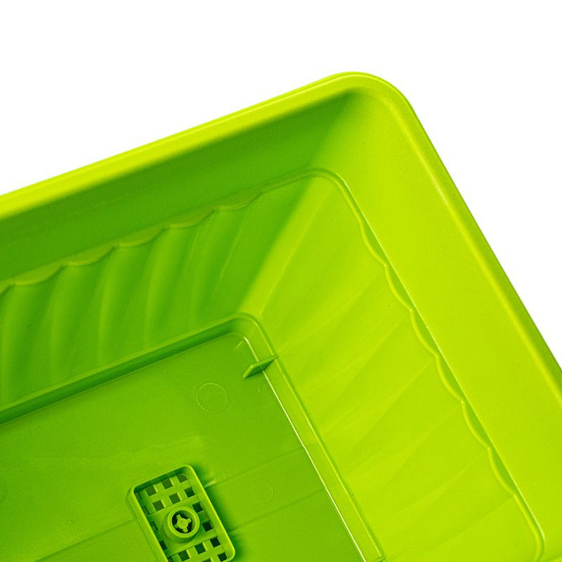 Ящик балконный пластиковый с поддоном длина 30 см, высота 16 см (Коричневый), изображение 8