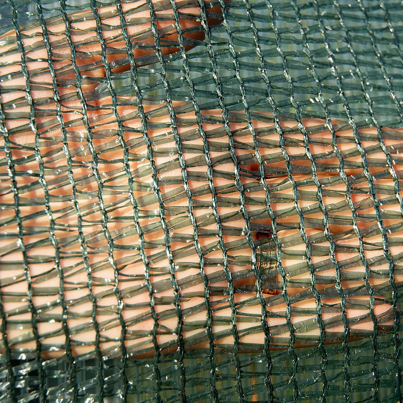 Сетка для притенения от солнца (в комп.с клипсой 19 шт.), размер 3х6 м. 55% затенения, темно-зеленый, изображение 5