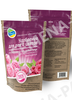 Удобрение "ОрганикМикс" для роз и цветов 850г фото 1