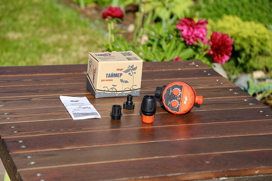 Таймер Жук для полива с возможностью подключения датчика (ТЭ-12), изображение 1
