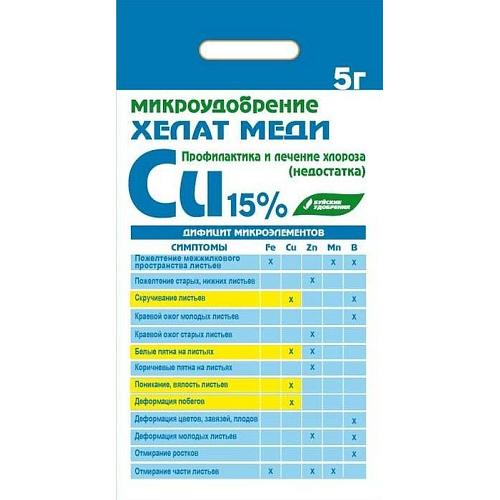 Хелат меди Cu 15%