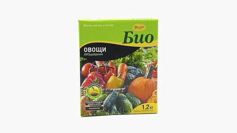  ФАСКО – БИОУДОБРЕНИЕ ДЛЯ ОВОЩЕЙ 1,2кг, изображение 1