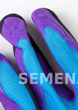 Перчатки Unitraum размер 8 цвет голубой/фиолетовый/черный UN-L207-8 фото 5