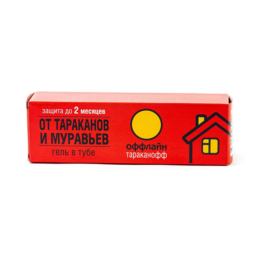 Тараканофф оффлайн Гель от тараканов и муравьев, NEW, туба 75 мл, изображение 1