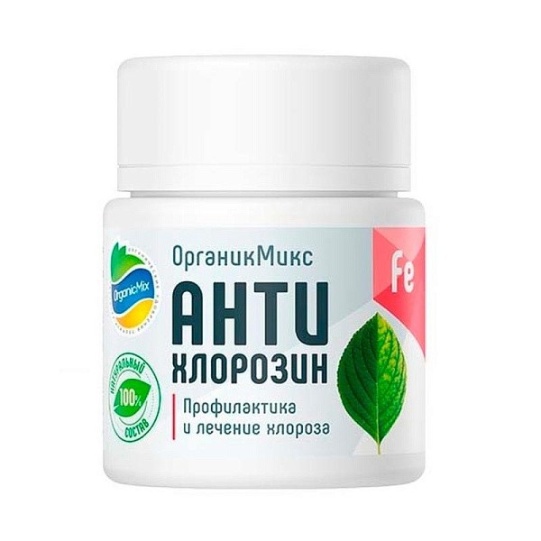 Удобрение "ОрганикМикс" АнтиХлорозин 50г