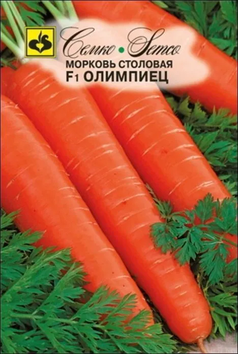 Семко Морковь ОЛИМПИЕЦ F1 ® ^(2г) фото, описание