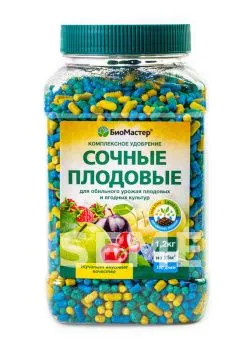 БиоМастер-Сочные плодовые,комплесное минеральное удобрение, 1,2кг фото 1
