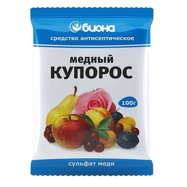 Медный купорос Биона средство антисептическое, 100 г 