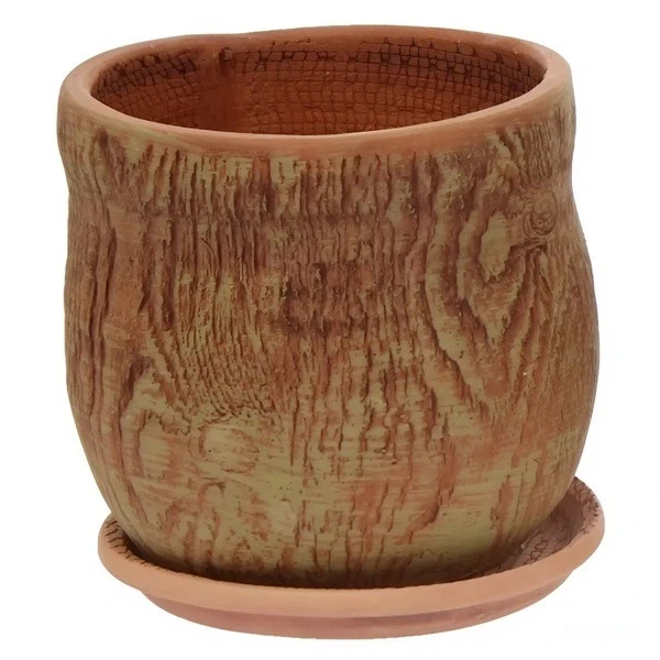 Горшок керамический "Пенек", D14