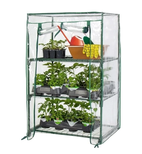 Парник на подоконник "Маргарита" (3 полки, 460*240*800 мм) GARDEN SHOW