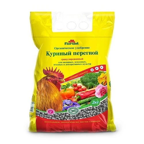 Florizel-Куриный перегной, гран.,2кг, ОУ