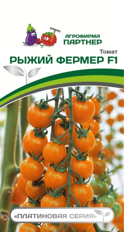 Купить семена Партнер Томат РЫЖИЙ ФЕРМЕР F1 ^(5шт) 2-ной пак в Москве, доставка по России - интернет-магазин: цена оптом, в розницу