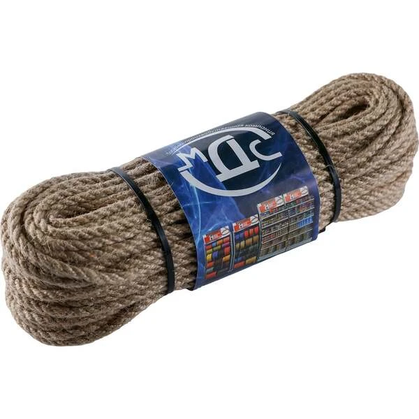 Шнур джутовый 4 мм 40 метров