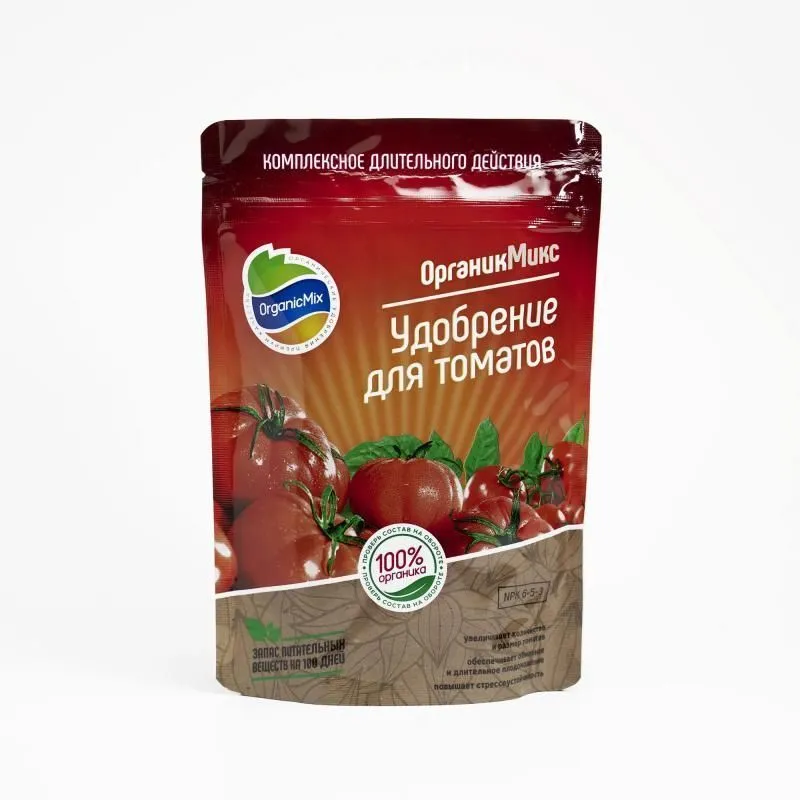 Удобрение "ОрганикМикс" для томатов 200г фото, описание