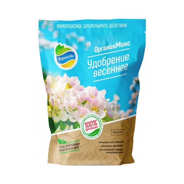 Удобрение "ОрганикМикс" весеннее 850г