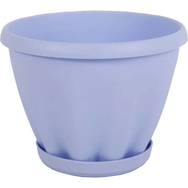 Горшок "Знатный", пластик, сирень D11, 0,45л