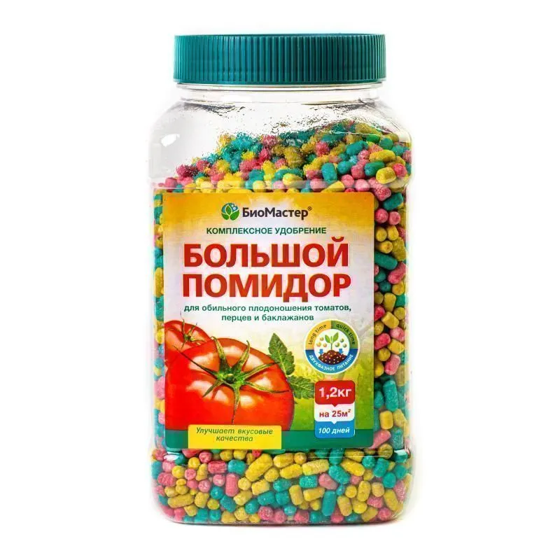 БиоМастер-Большой помидор, комплексное минеральное удобрение, 1,2кг фото, описание
