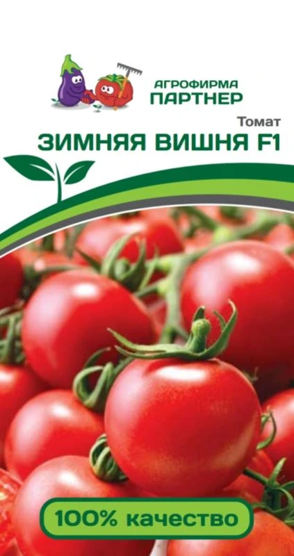 Партнер Томат ЗИМНЯЯ ВИШНЯ F1 ^(10шт) 2-ной пак фото, описание