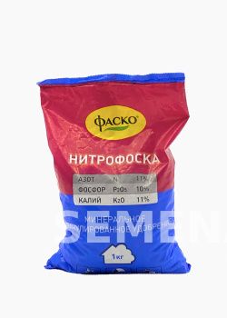 ФАСКО – Удобрение сухое Фаско Нитрофоска минеральное гранулированное 1кг фото 1