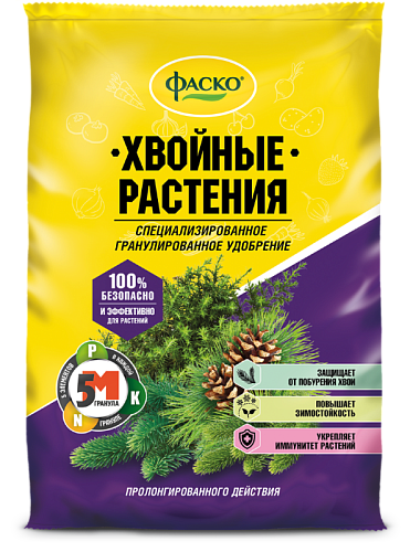 ФАСКО – Удобрение минеральное 5М-гранула для хвойных растений 1кг